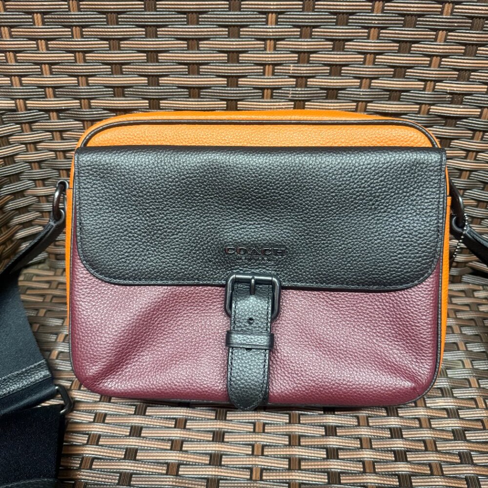 coach Hudson Crossbody In Colorblock c5400